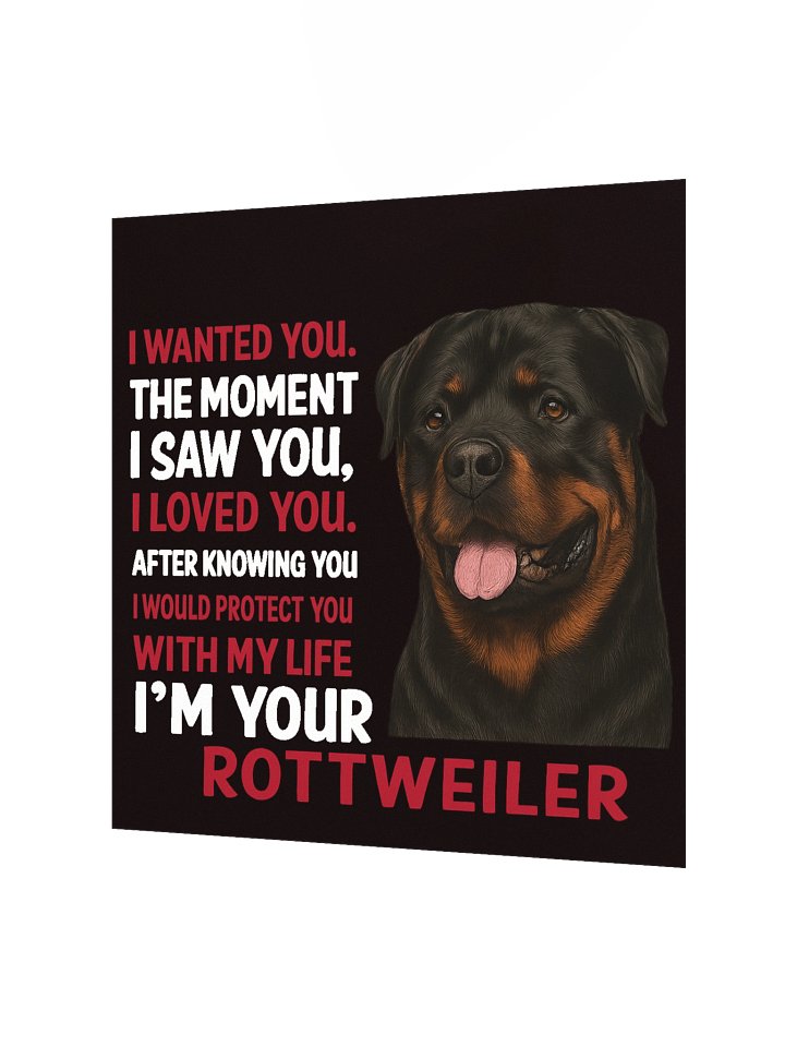 Loyal Companion Rottweiler Poster product image (5)