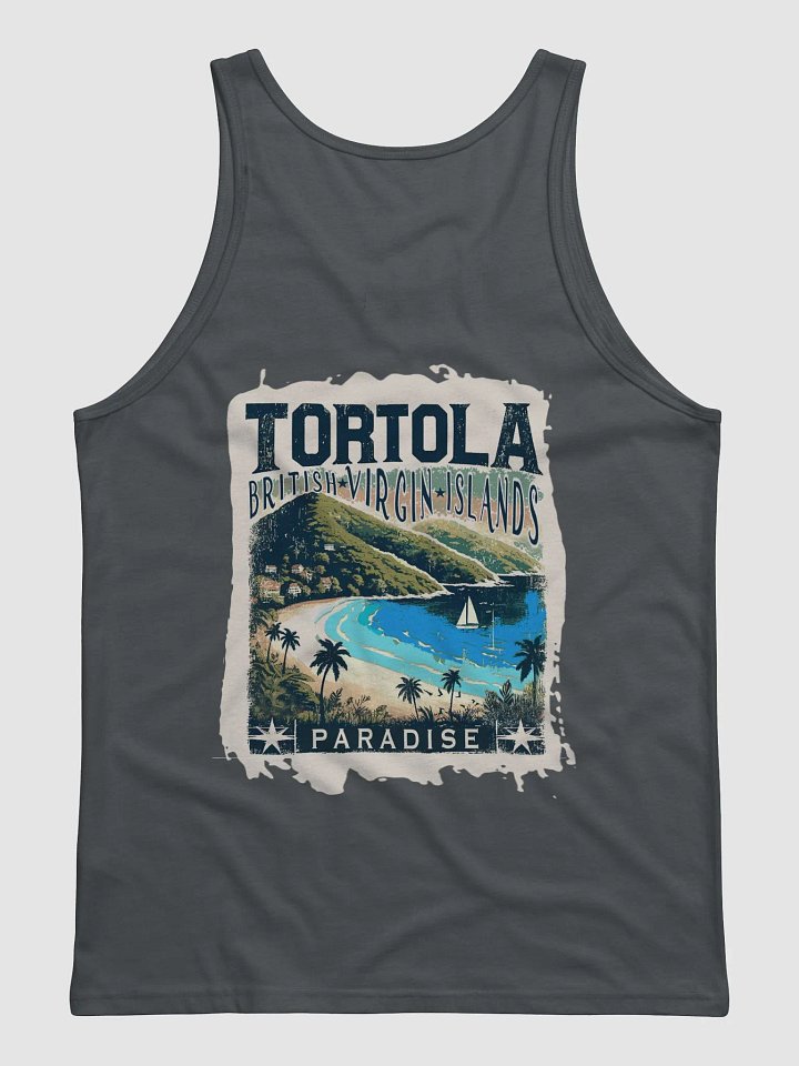 TORTOLA BRITISH VIRGIN ISLANDS TANK TOP, SMALL PRINT FRONT, LARGE PRINT BACK product image (2)