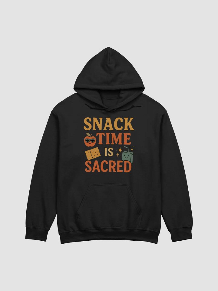 Snack Time Is Sacred Hoodie – Cute Kindergarten Teacher Pullover product image (8)