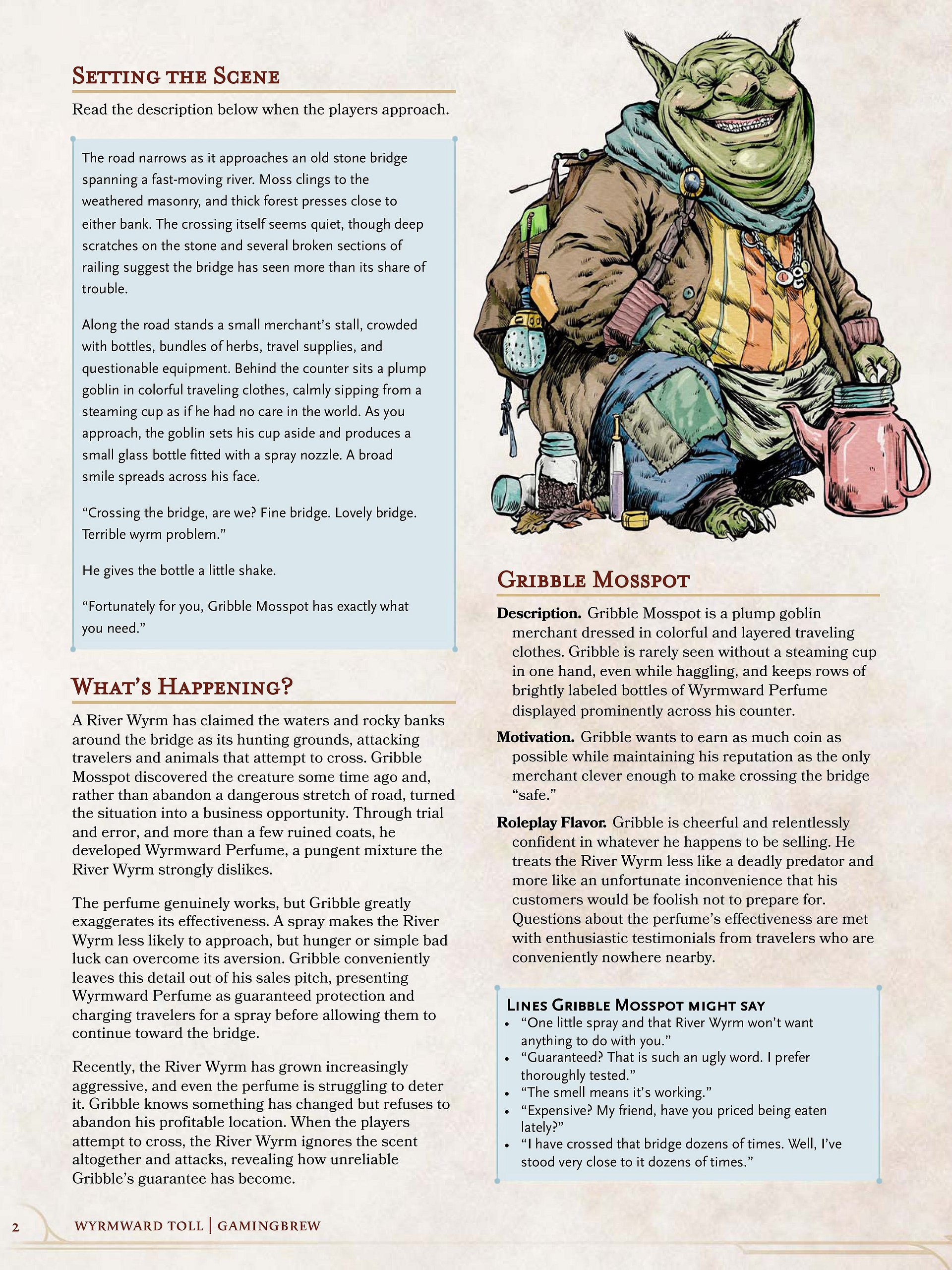 Wyrmward Toll | Short Rest Stories | 2nd level product image (3)