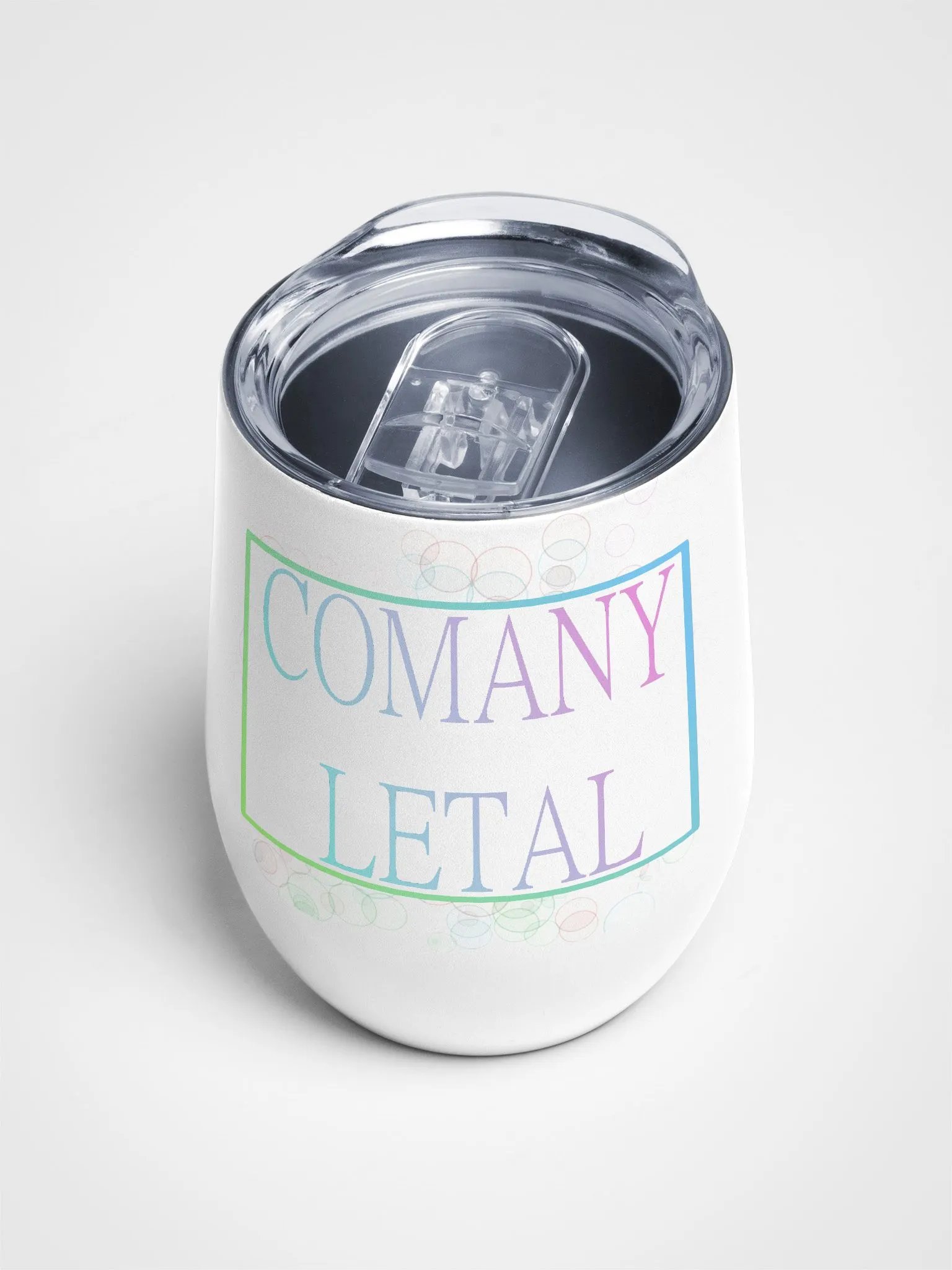 Bubble Letal travel mug product image (4)