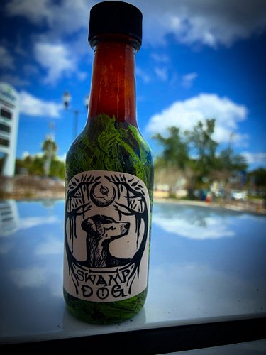 Just found my new favorite hot sauce @swampdogsauce 
Simply mind blowing

#hotsauce #delicious #florida #bugfootcrew
