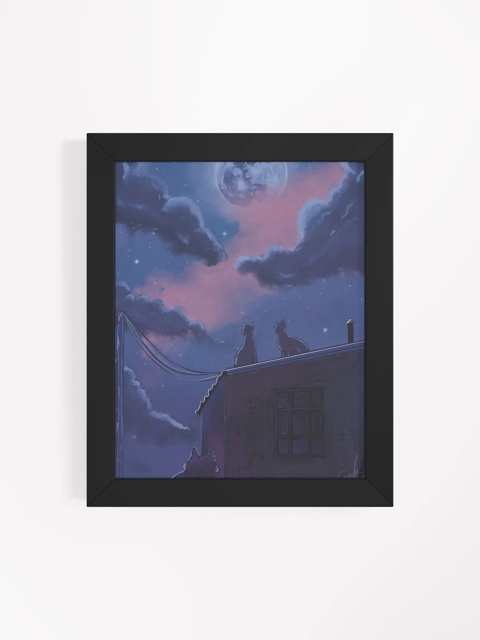 Alley Cats (Framed High-Quality Matte Poster) product image (4)