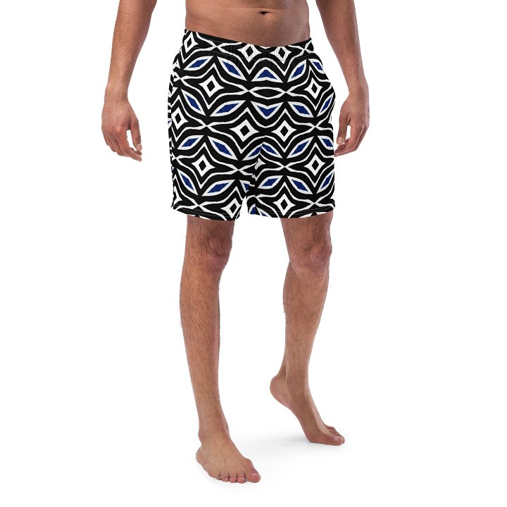 Symmetric Monochrome Swim Trunks product image (1)