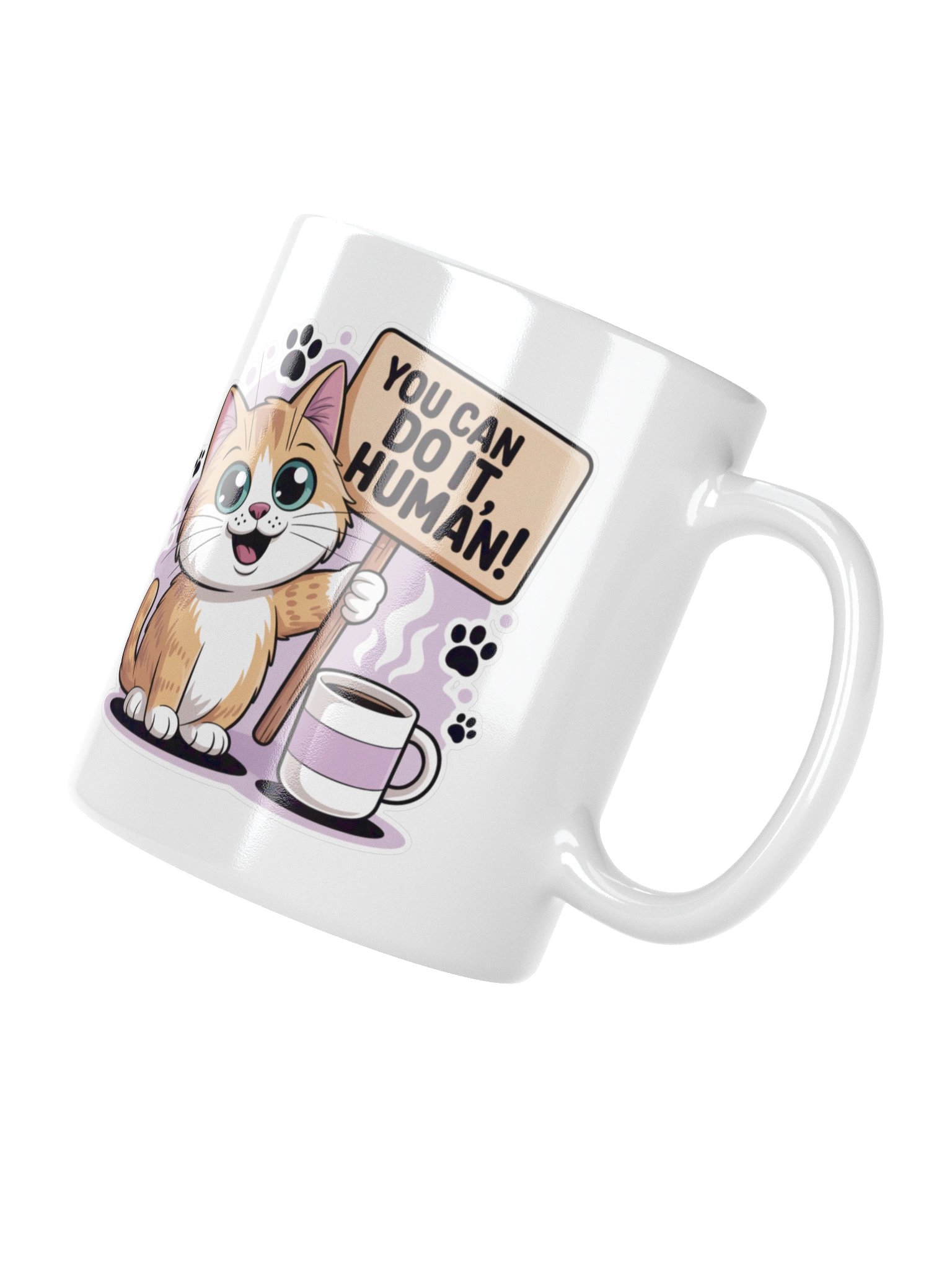 Meowtivation Inside Cat Coffee Mug – Uplifting Cat Lover Gift product image (10)