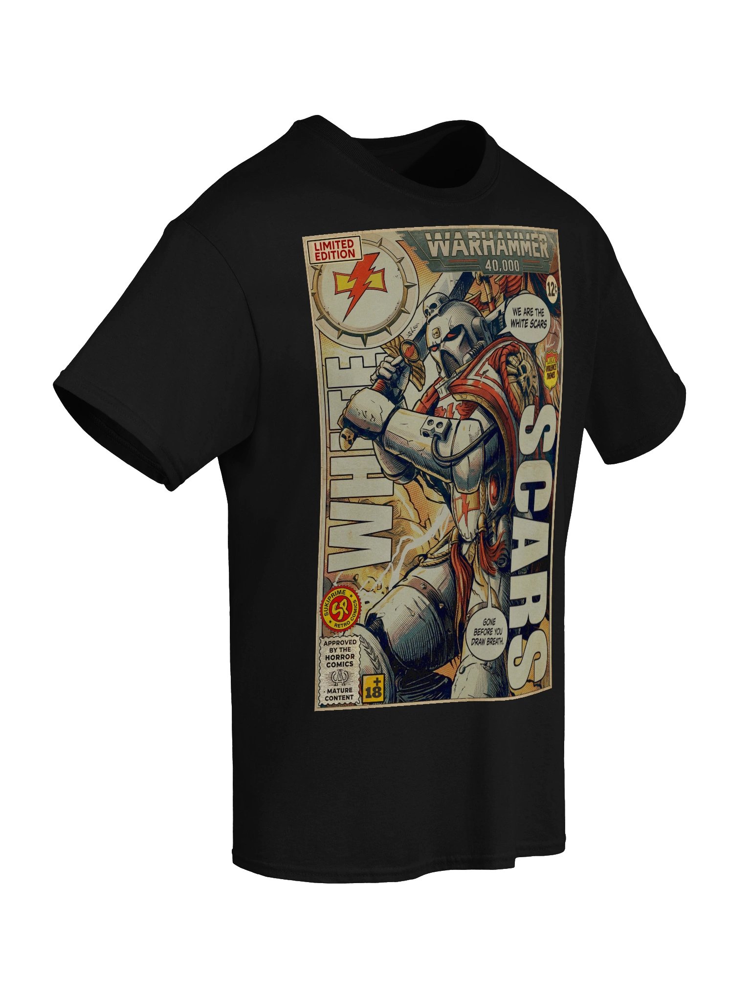 White Scars Comic Art T-Shirt product image (6)