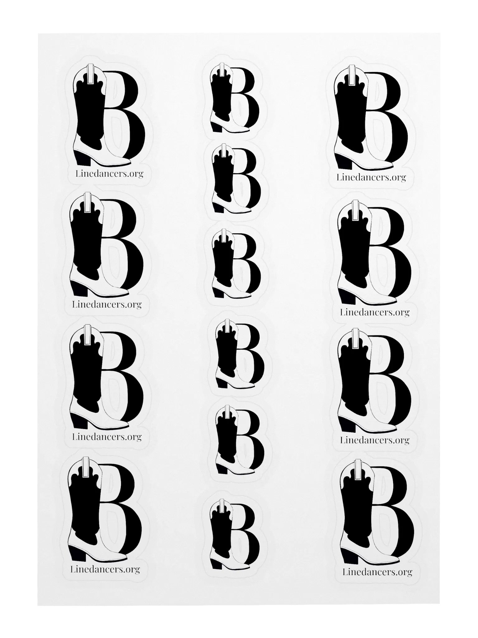 Linedancers Sticker product image (3)