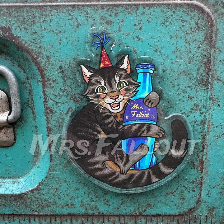 Catmeat with Bottle Magnet product image (1)