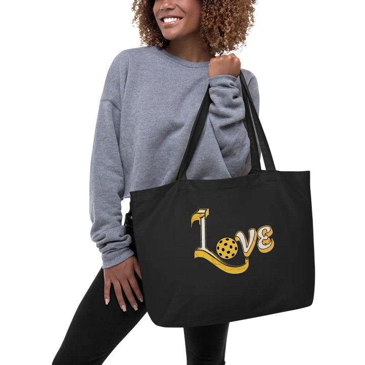 Love Pickleball Organic Tote product image (2)