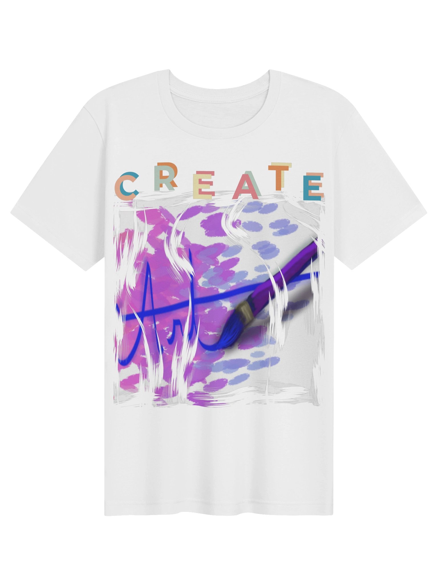 "Create Art" T-Shirt. Women's Bella+Canvas Supersoft T-Shirt product image (1)
