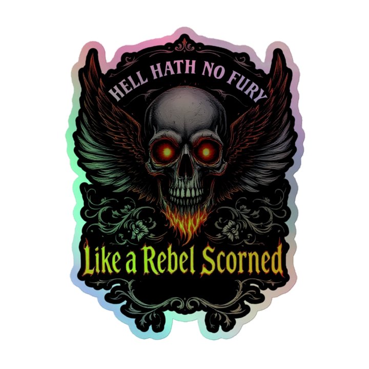Rebel Undead Scorned Holographic Sticker product image (2)