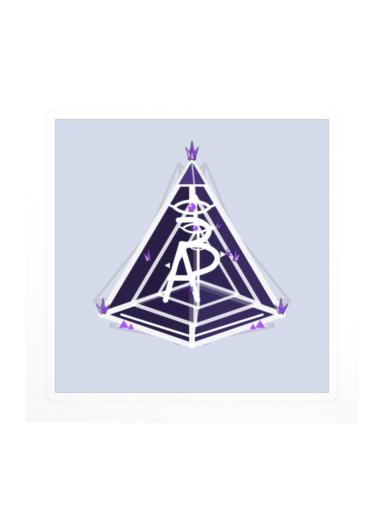 AP-3 9D Pyramid — Block Sticker product image (1)