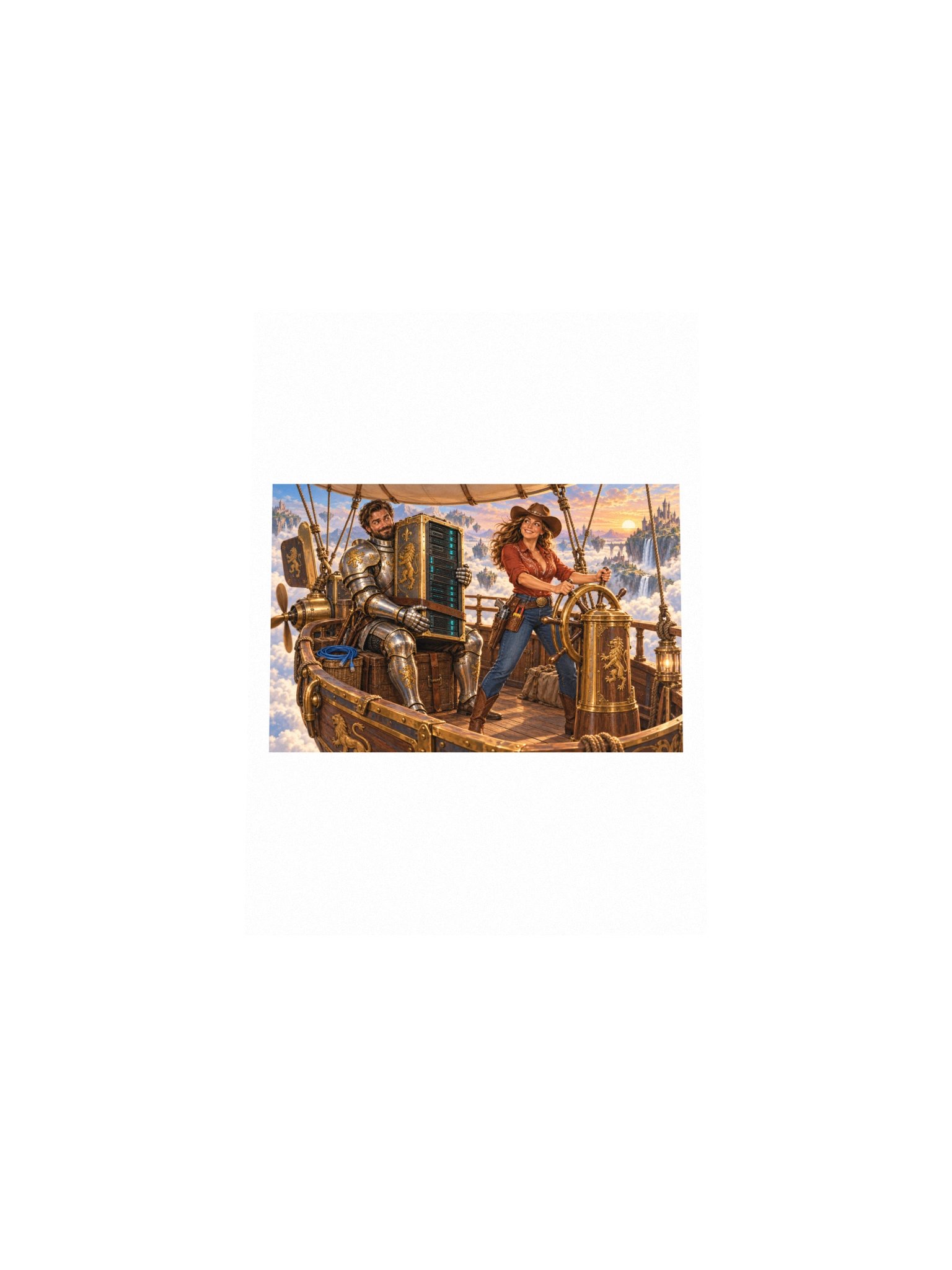 Cloud Storage Small Art Print product image (4)