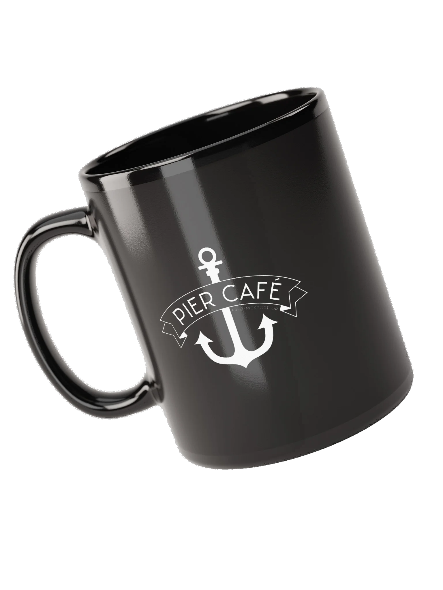 Pier Café Black Coffee Mug product image (5)