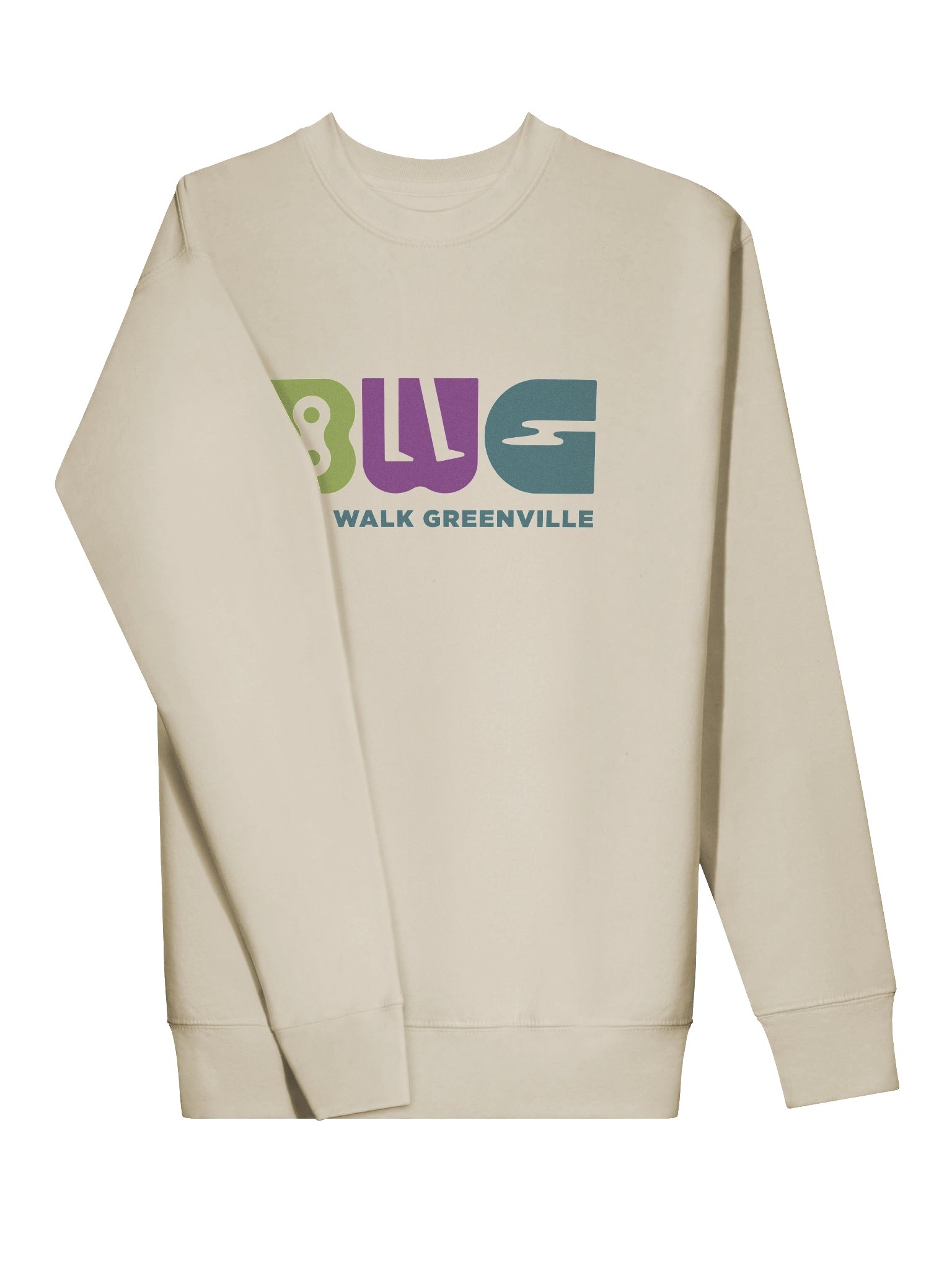 BWG color logo sweatshirt product image (3)