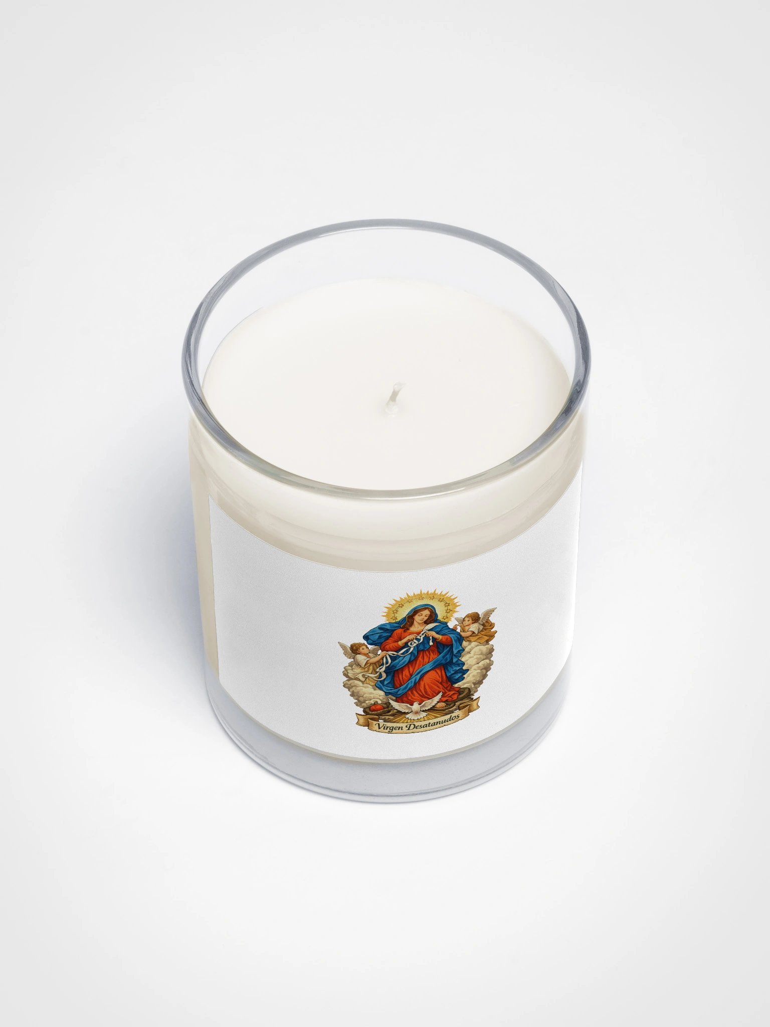 Virgen Desatanudos Soy Wax Candle product image (3)