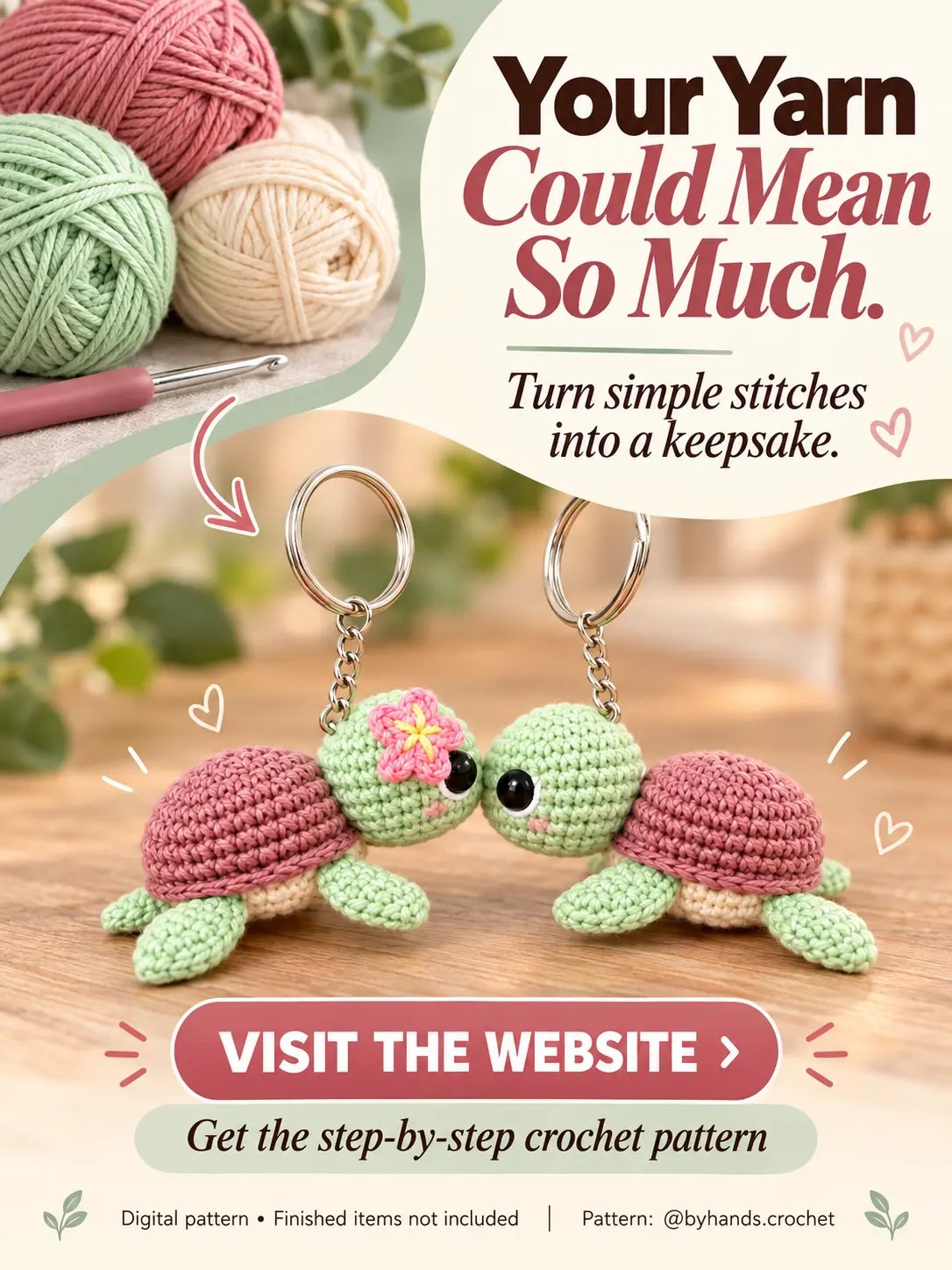 Sweetheart Turtles Crochet Pattern product image (2)