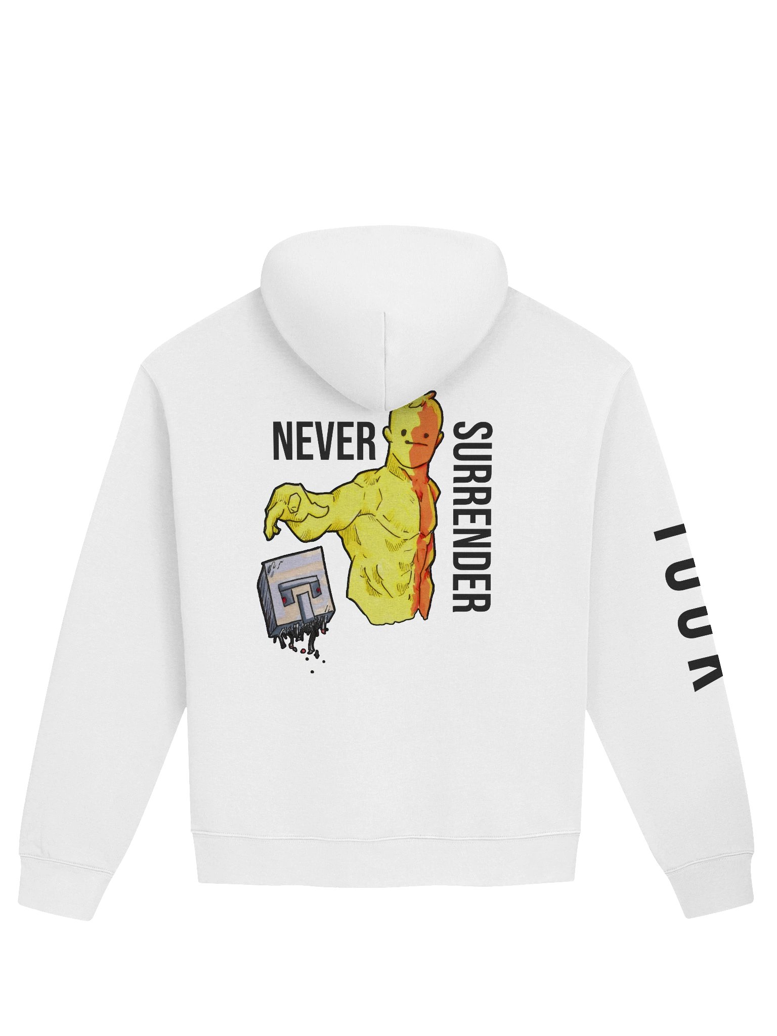 NEVER SURRENDER - itzoutlaw Premium Oversized Hoodie product image (1)