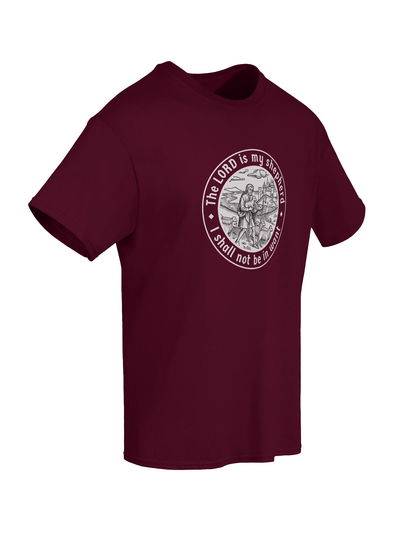 T-Shirt with "The LORD is my shepherd" product image (4)