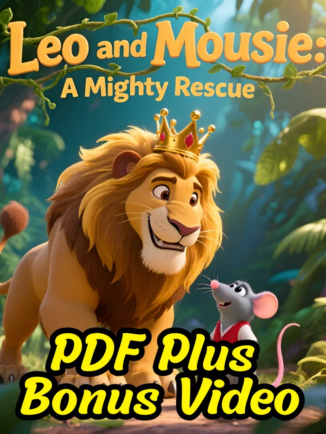 Leo and Mousie Story PDF: Children's Printable Book + Video (Ages 3-8) product image (1)