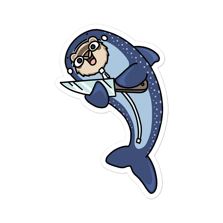 Carpet Shark Stole a Knife | Limited Edition Sticker product image (2)