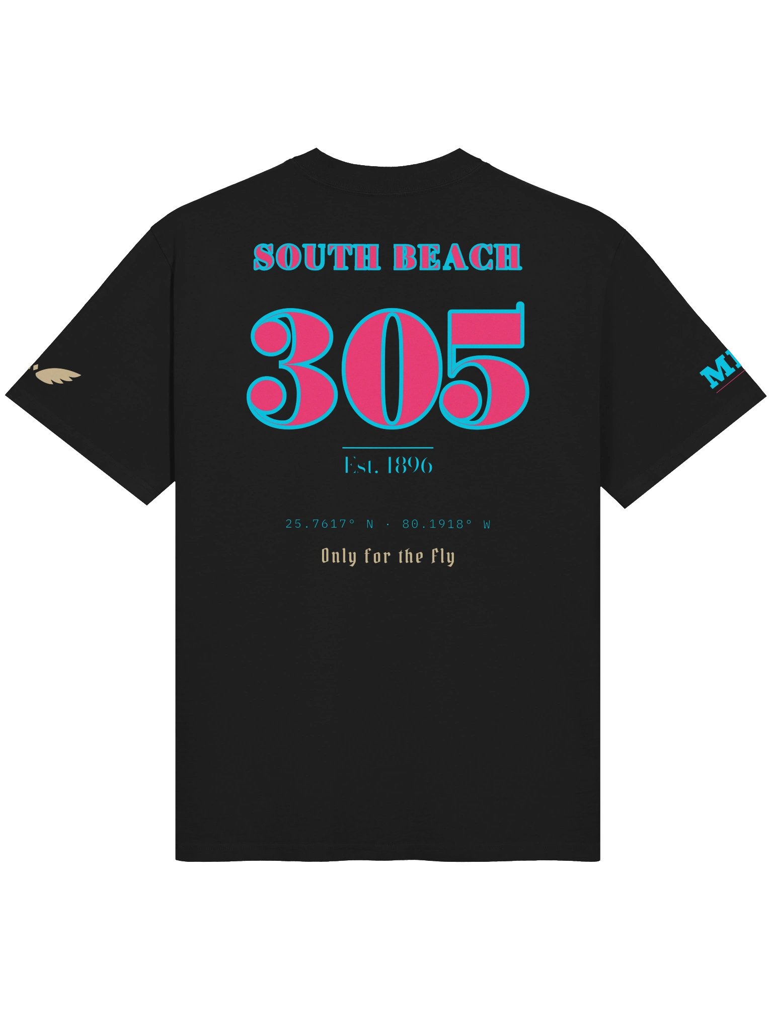 GAME DAY — Miami South Beach · Tee · Faded Black product image (2)