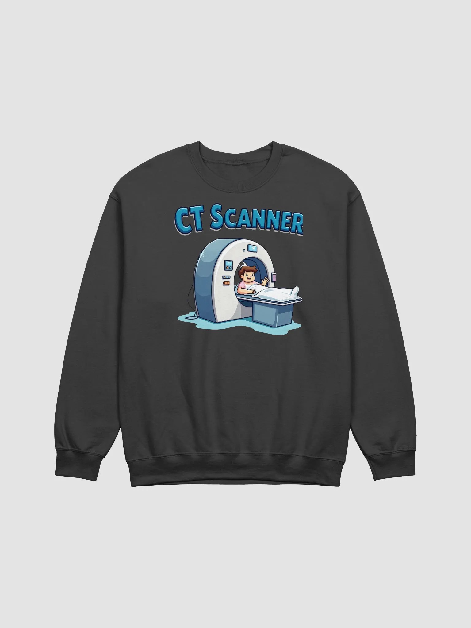 Brave Little Patient CT Scanner Cartoon Sweatshirt product image (6)