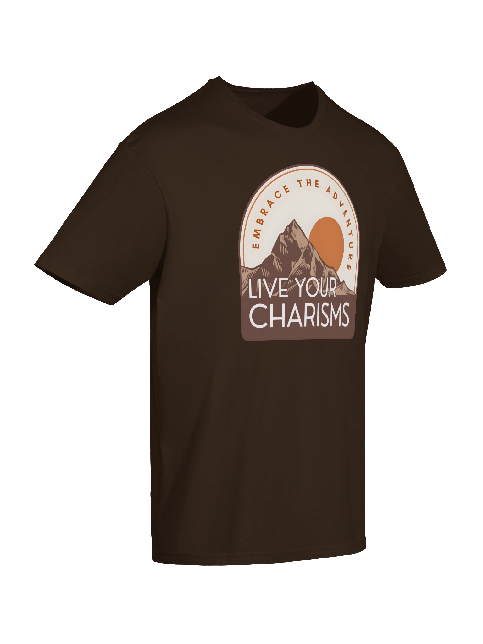 Live Your Charisms Tee - Brown product image (6)