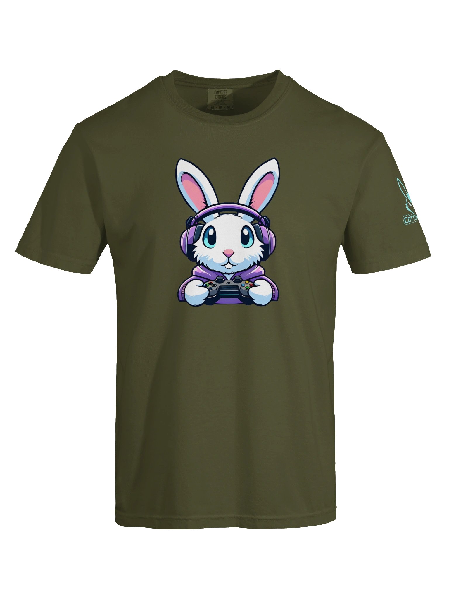 Purple Gaming Bunny Tee product image (93)