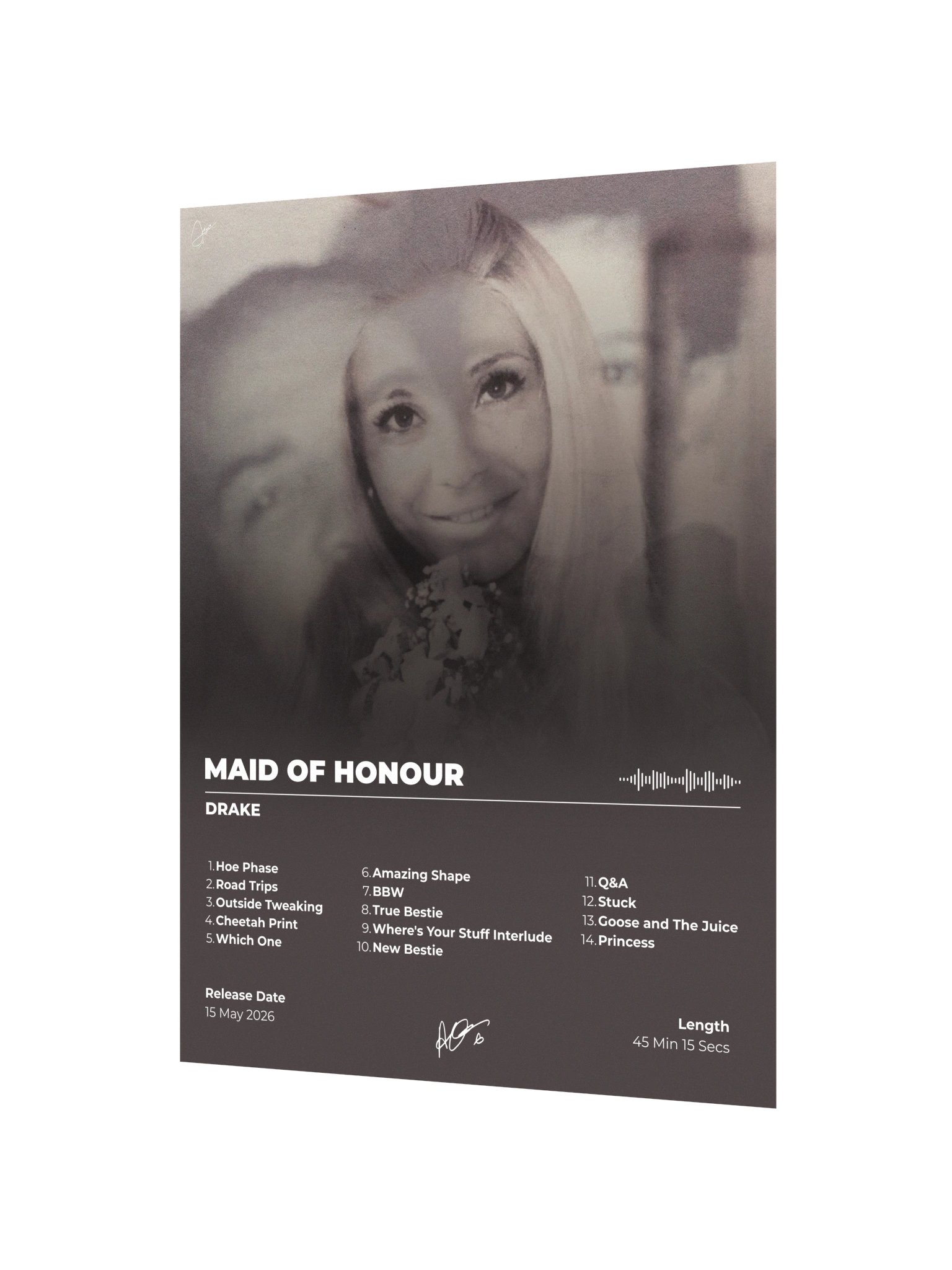 Maid of Honour Drake Poster product image (3)