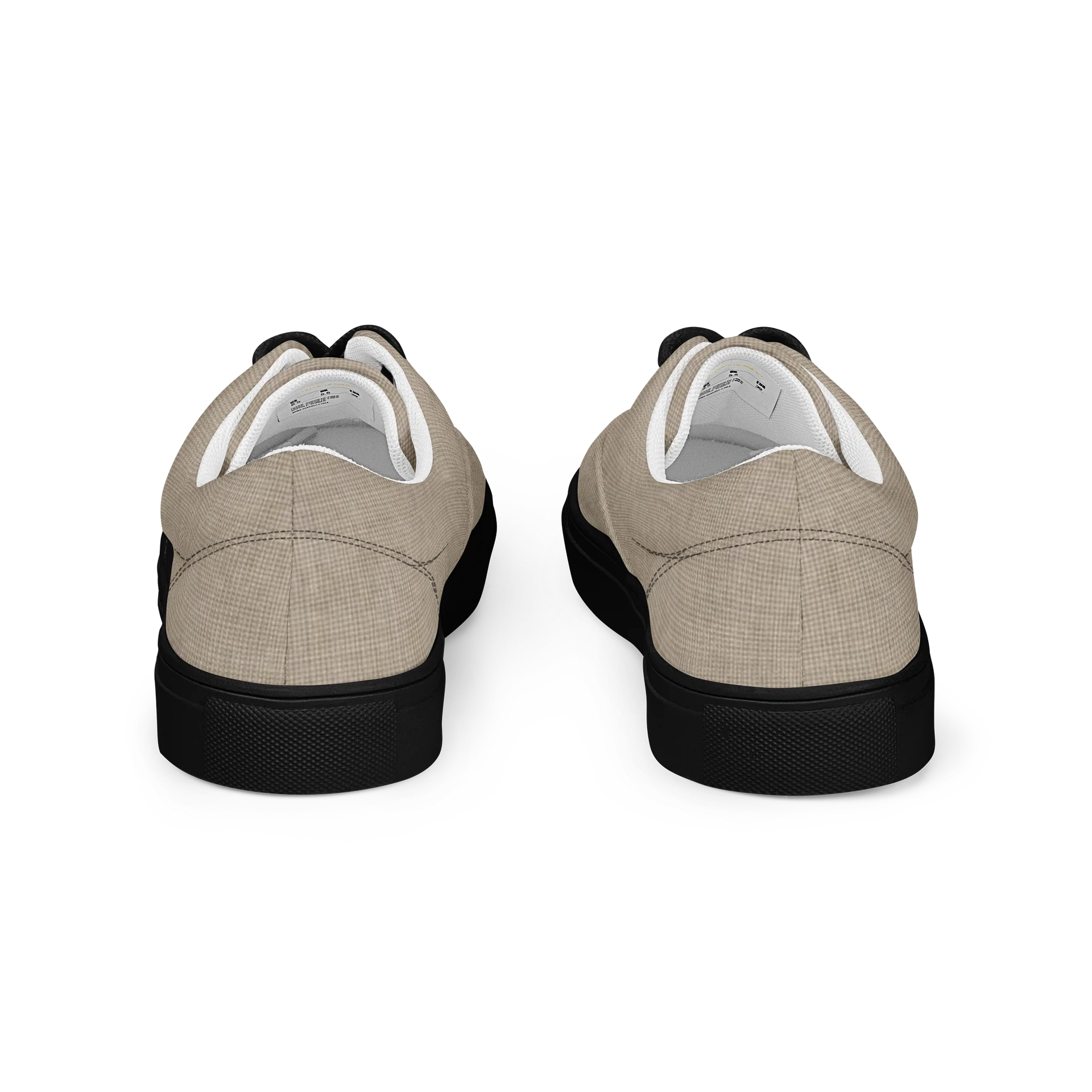 "Taupe" Men’s Lace-Up Canvas Shoes product image (3)