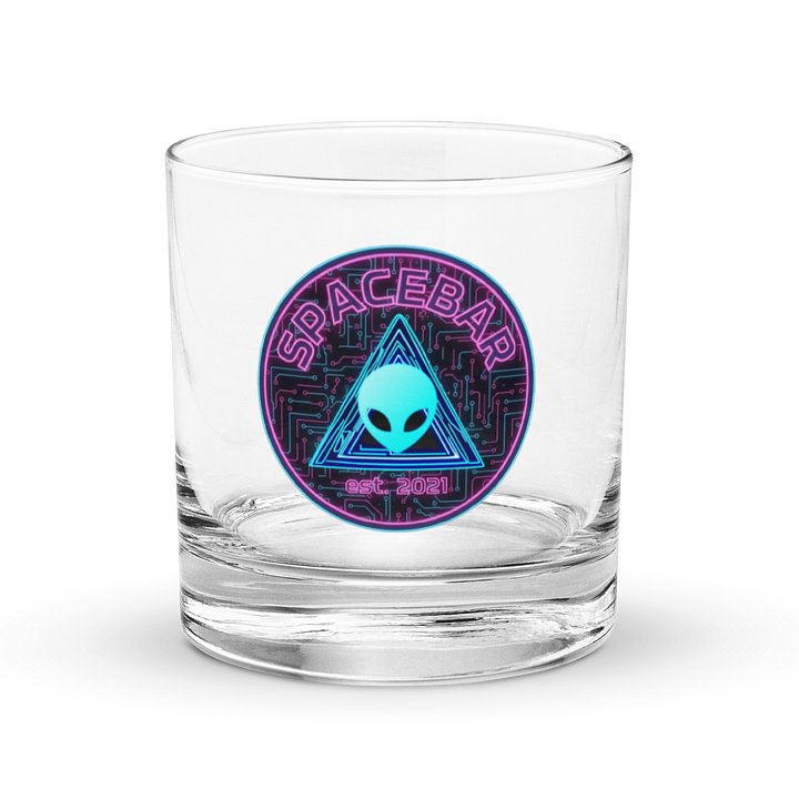 S P A C E B A R Neon Alien Rocks Glass product image (1)