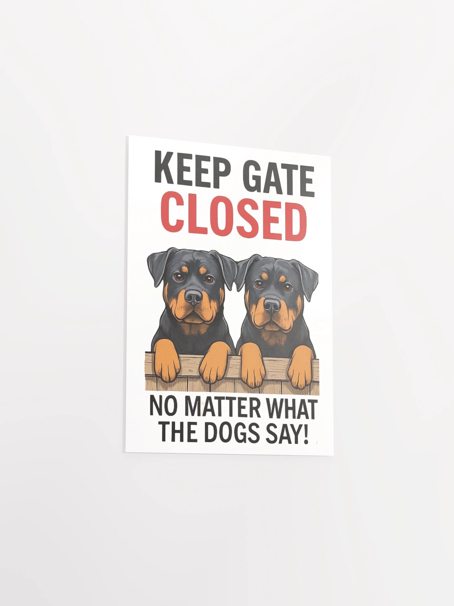 Rottweilers - Keep Gate Closed product image (26)