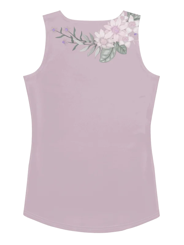Blush Bloom Floral Print — Women's Tank product image (7)