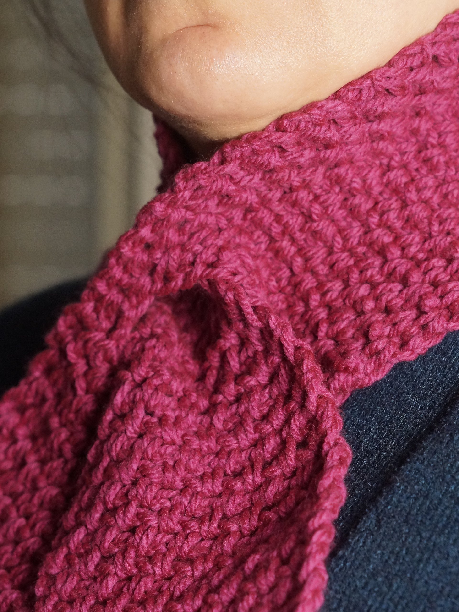Linen stitch scarf Crochet pattern product image (4)