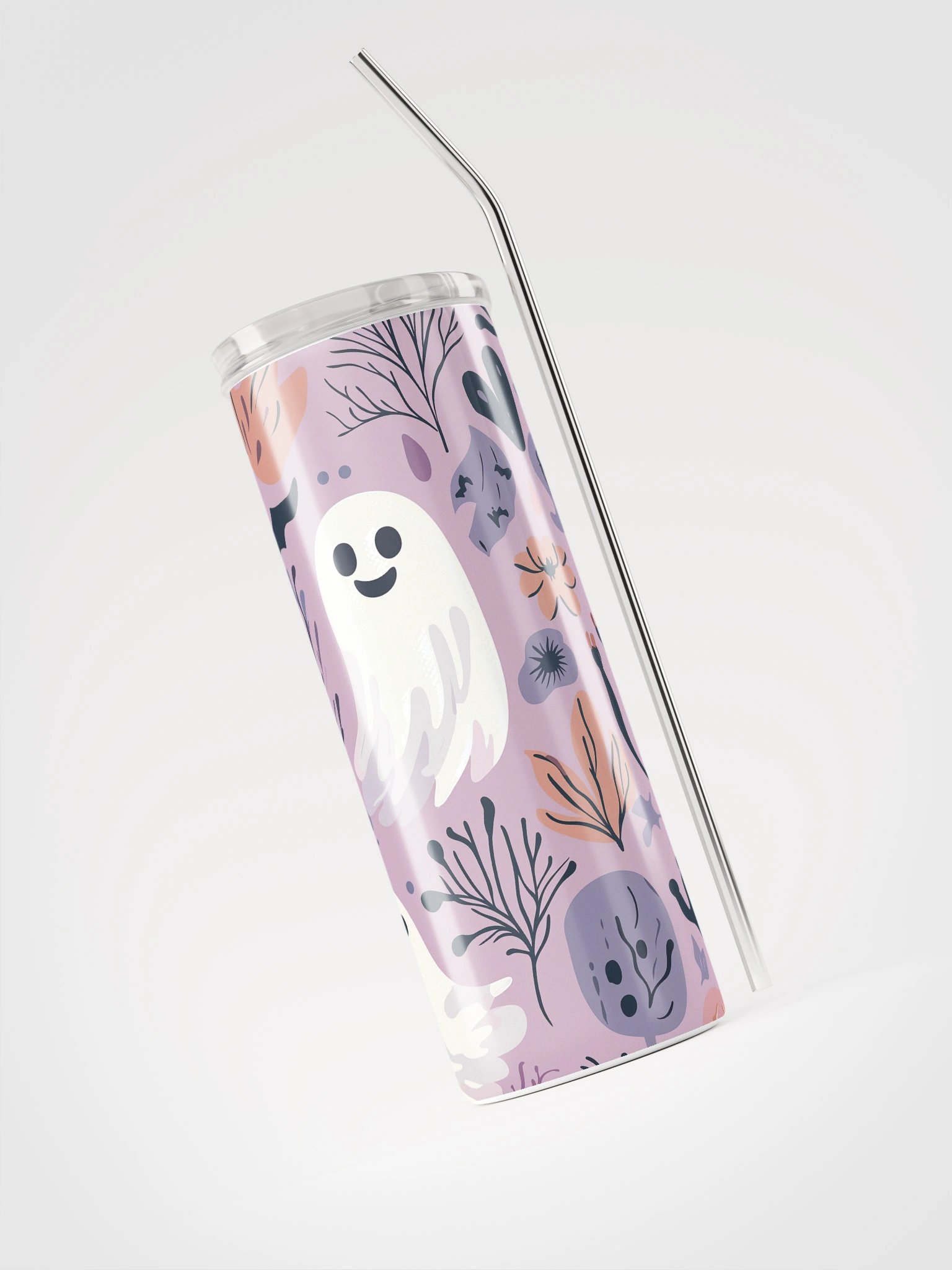 Lilac Ghosts Stainless Steel Tumbler product image (3)
