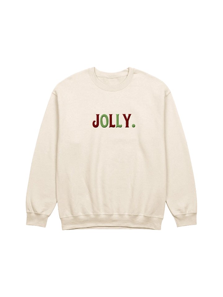 JOLLY Holiday Embroidered Sweatshirt product image (1)