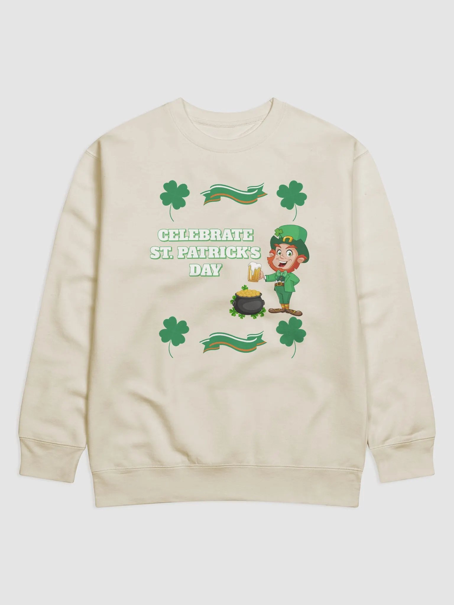 Celebrate St. Patrick's Day Holiday Sweatshirt product image (4)