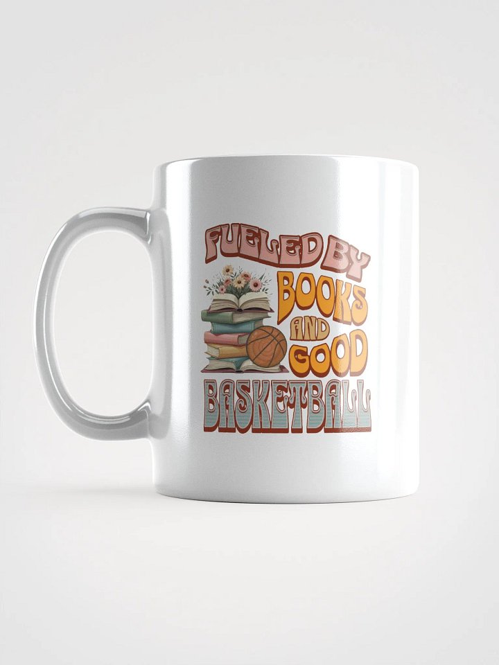 Fueled By Books And Good Basketball Bliss Mug product image (1)