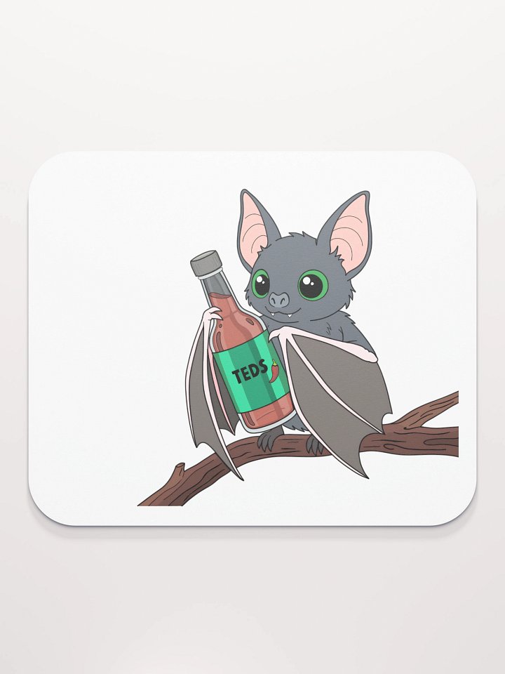 Spicy Bat - White Mouse Pad product image (2)