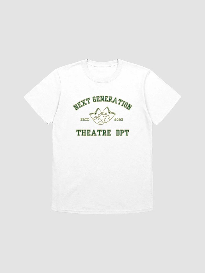 White Next Gen Theatre Dpt. T-Shirt product image (1)
