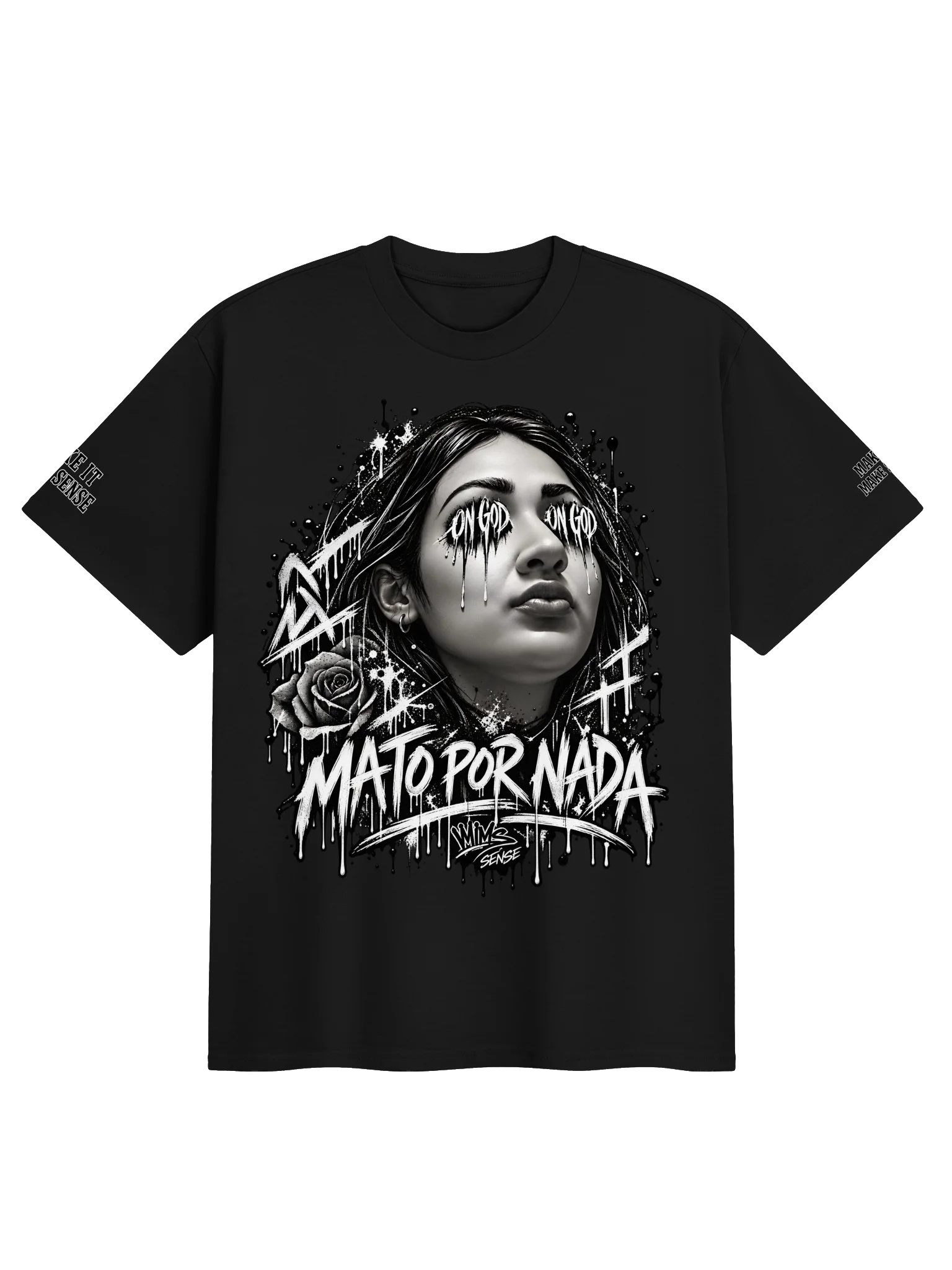 ON GOD Graffiti Face T-Shirt product image (1)