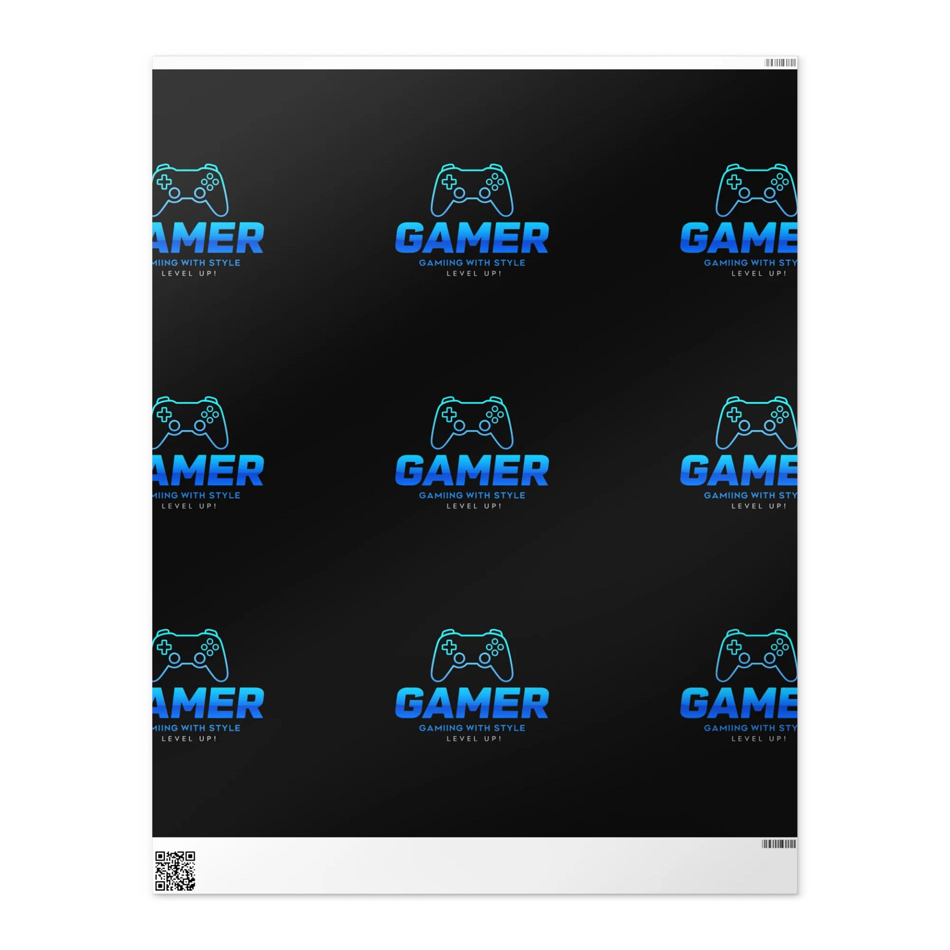 Geschenkpapier ,,Gamer“ Logo product image (2)