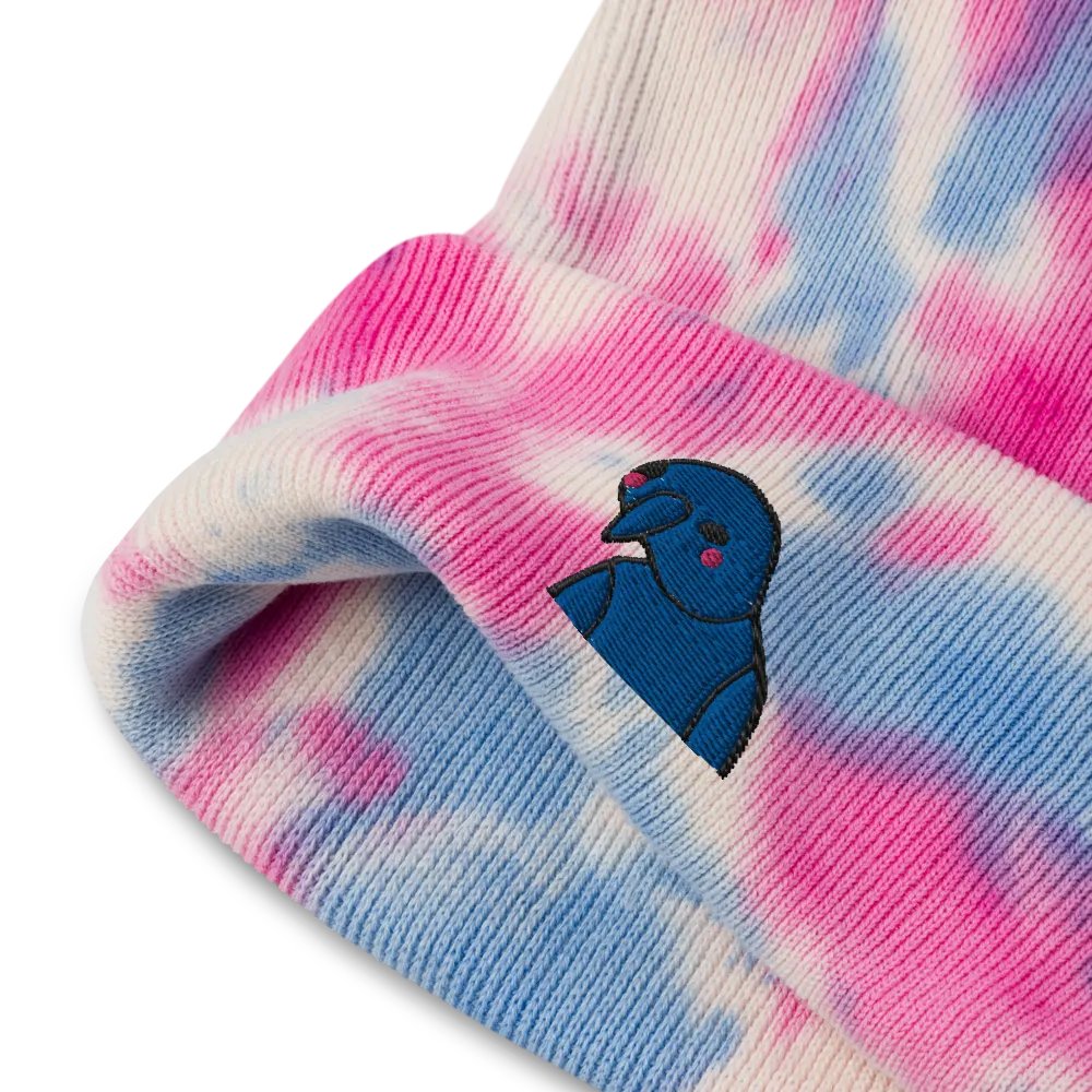 BlushSki Puffed Tie-Die Beanie product image (2)