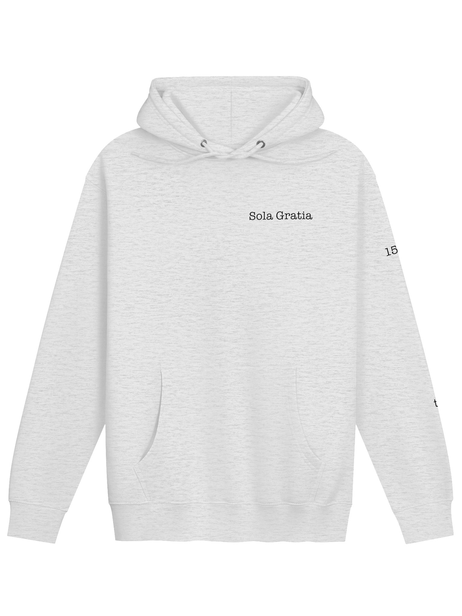 Hoodie Sola Gratia - Black product image (1)