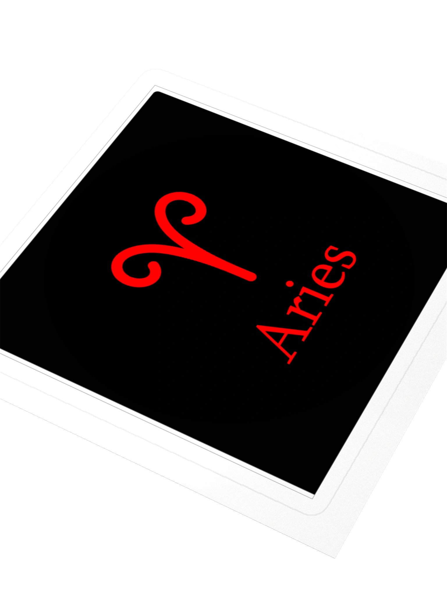 Aries Zodiac Kiss Cut Sticker product image (3)