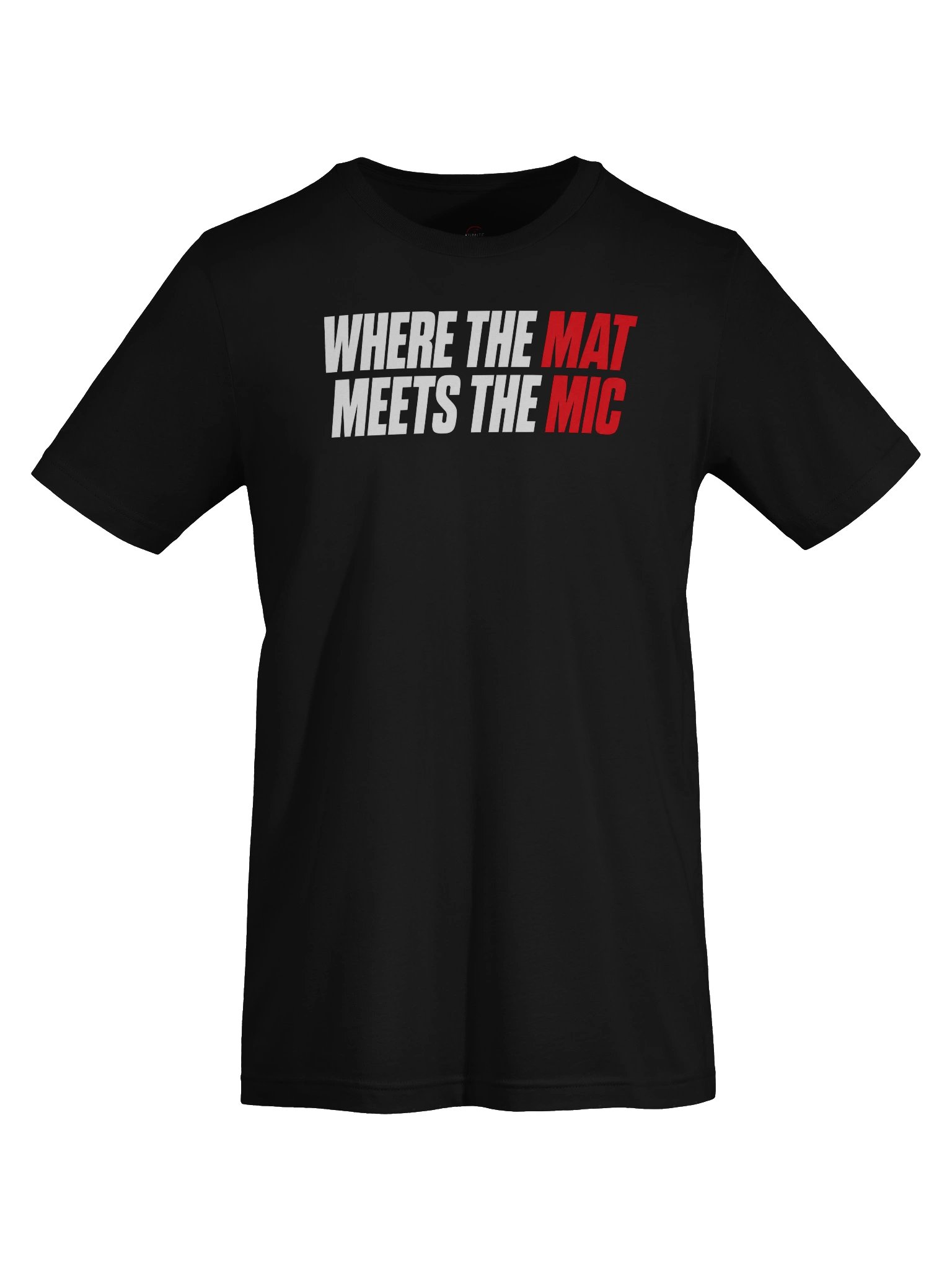 Mat Meets Mic Tee — Black product image (5)