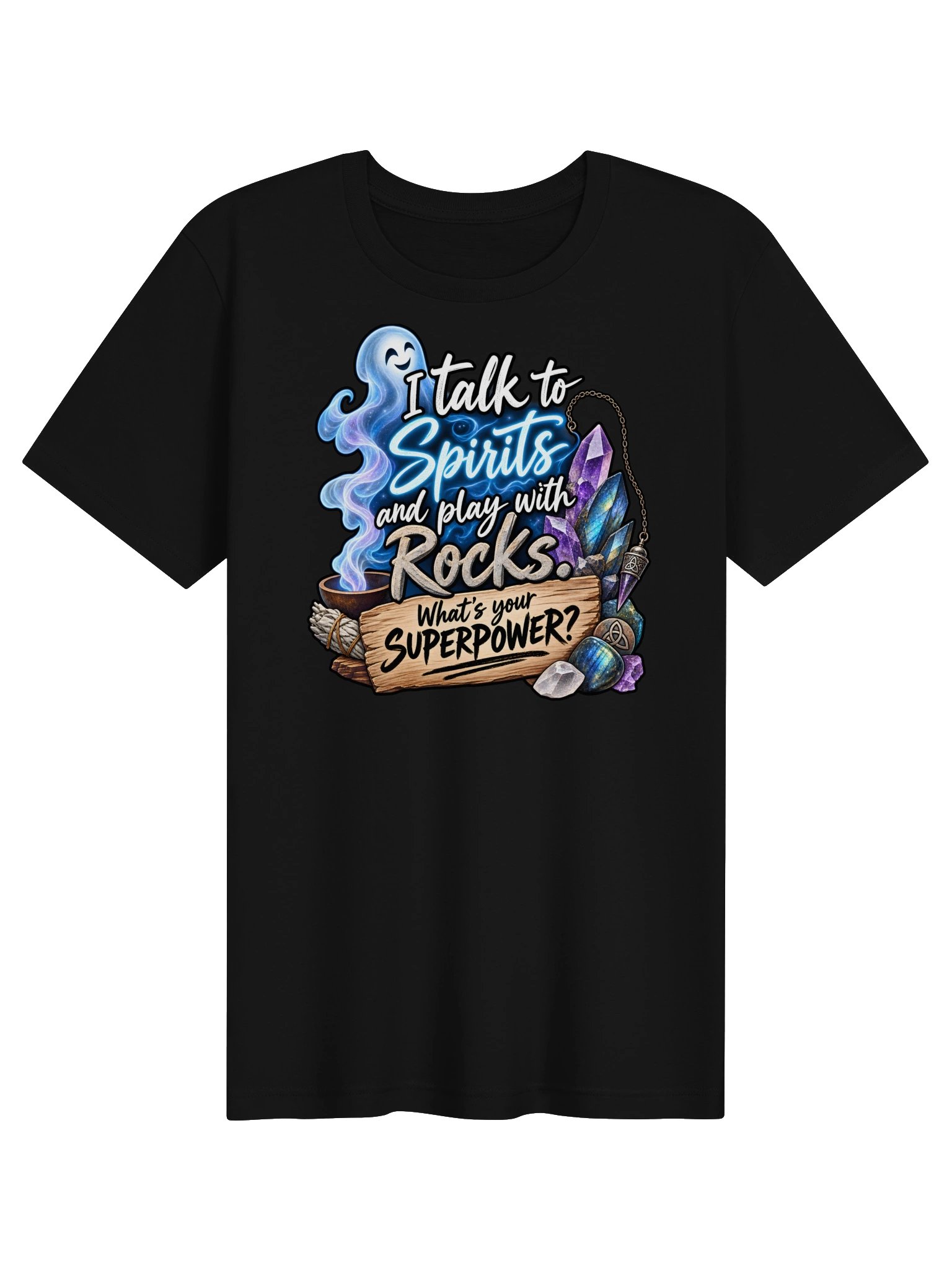 I Talk to Spirits Witchy Tee product image (1)