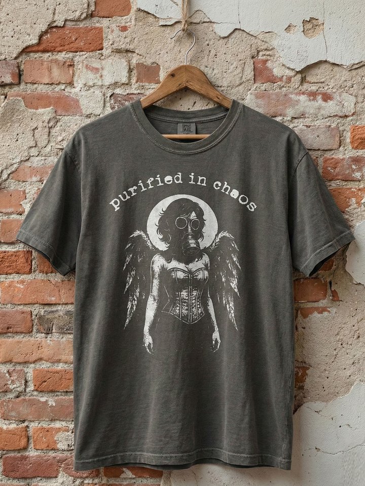"Purified in Chaos" Tee - Dystopian Edition product image (1)