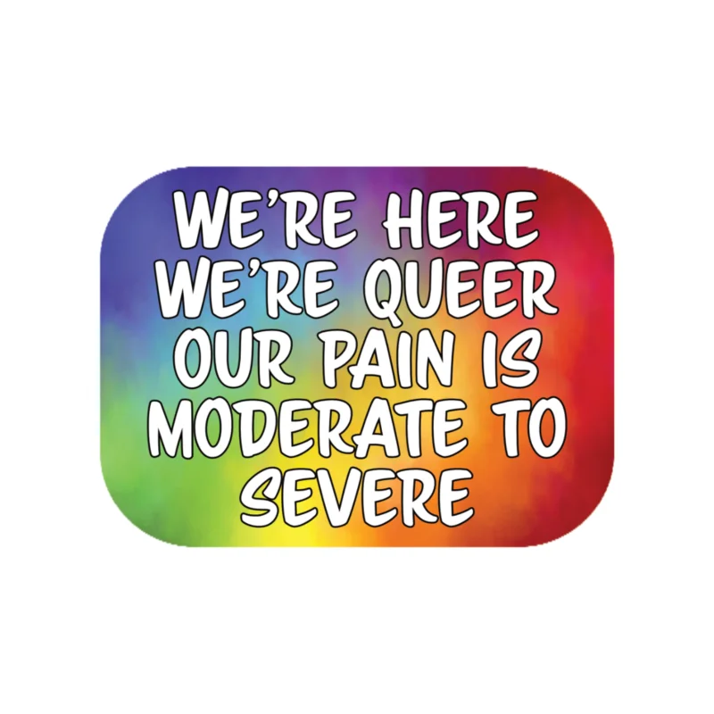 Moderate to Severe Vinyl Sticker product image (1)